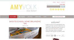 Desktop Screenshot of amyvolk.com