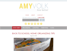 Tablet Screenshot of amyvolk.com